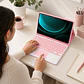 Funda Con Teclado Rosado Para iPad A16 11th Gene Español - Miniatura 2