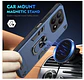 Carcasa Para Honor Magic8 Lite Anti Golpes Anillo Azul - Miniatura 2