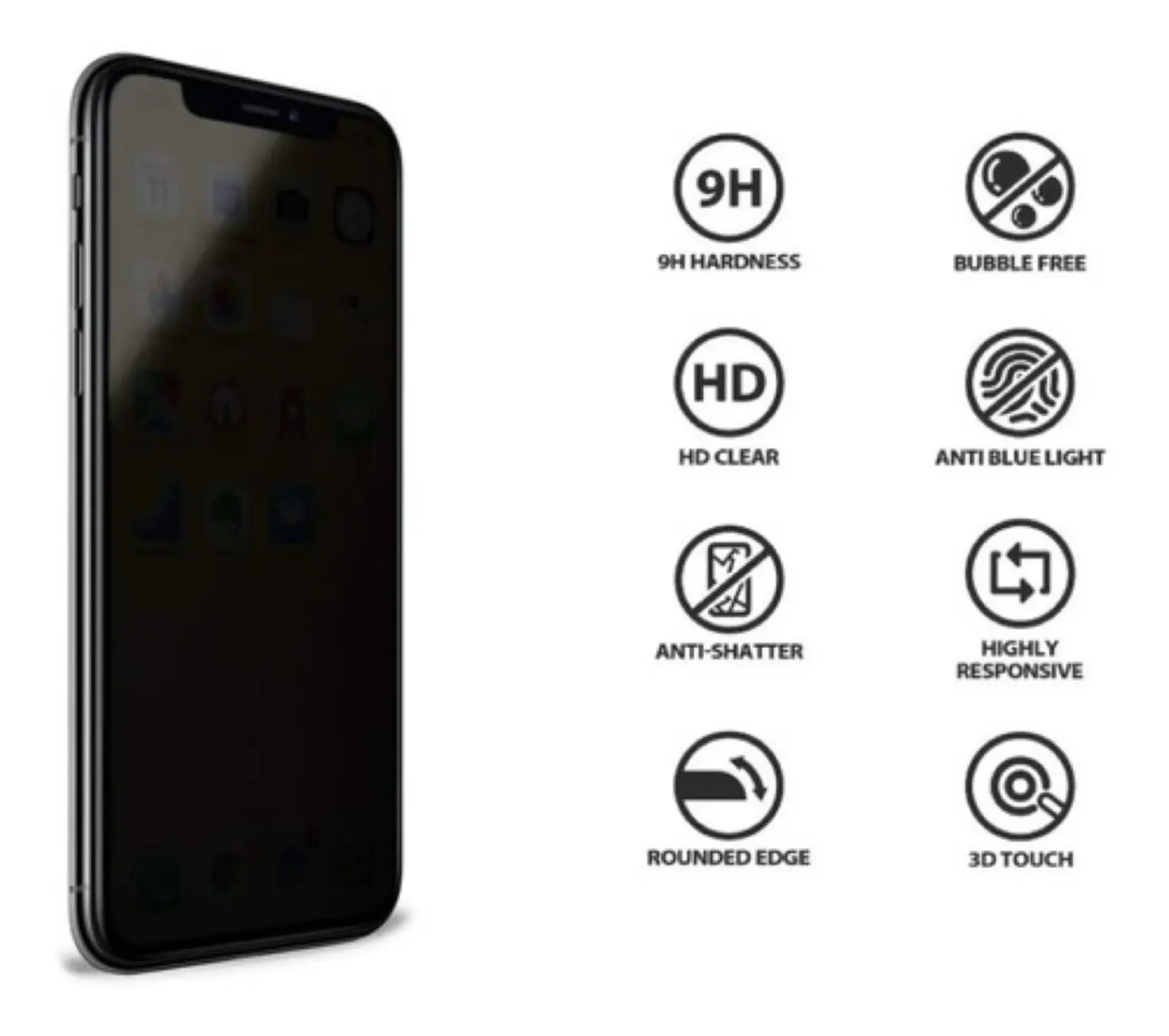 Lámina Mica Para Samsung A37 A57 5g Privacidad Anti-espía 3