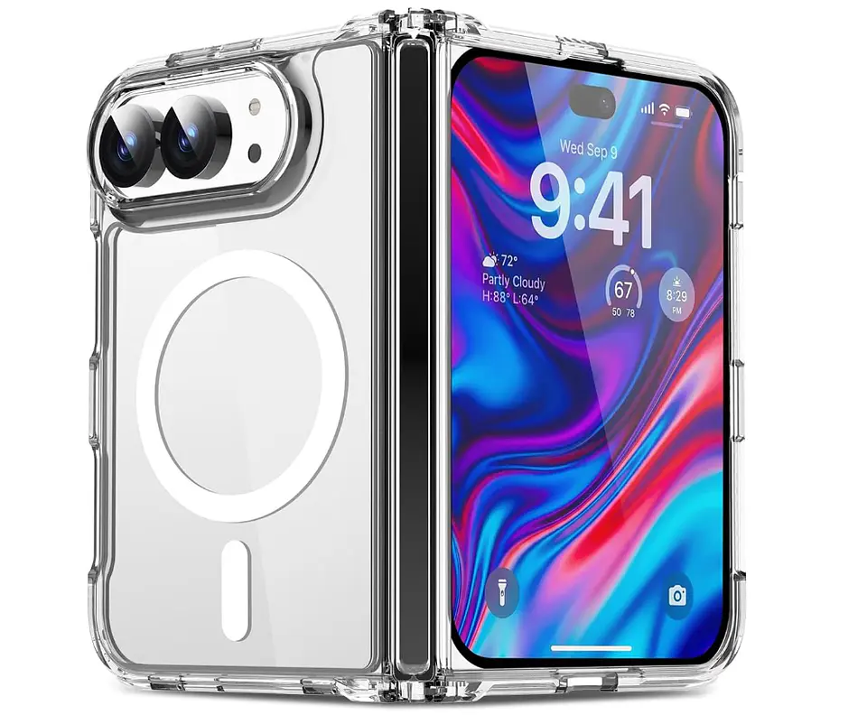 Carcasa Para iPhone 18 Fold Transparente MagSafe 1