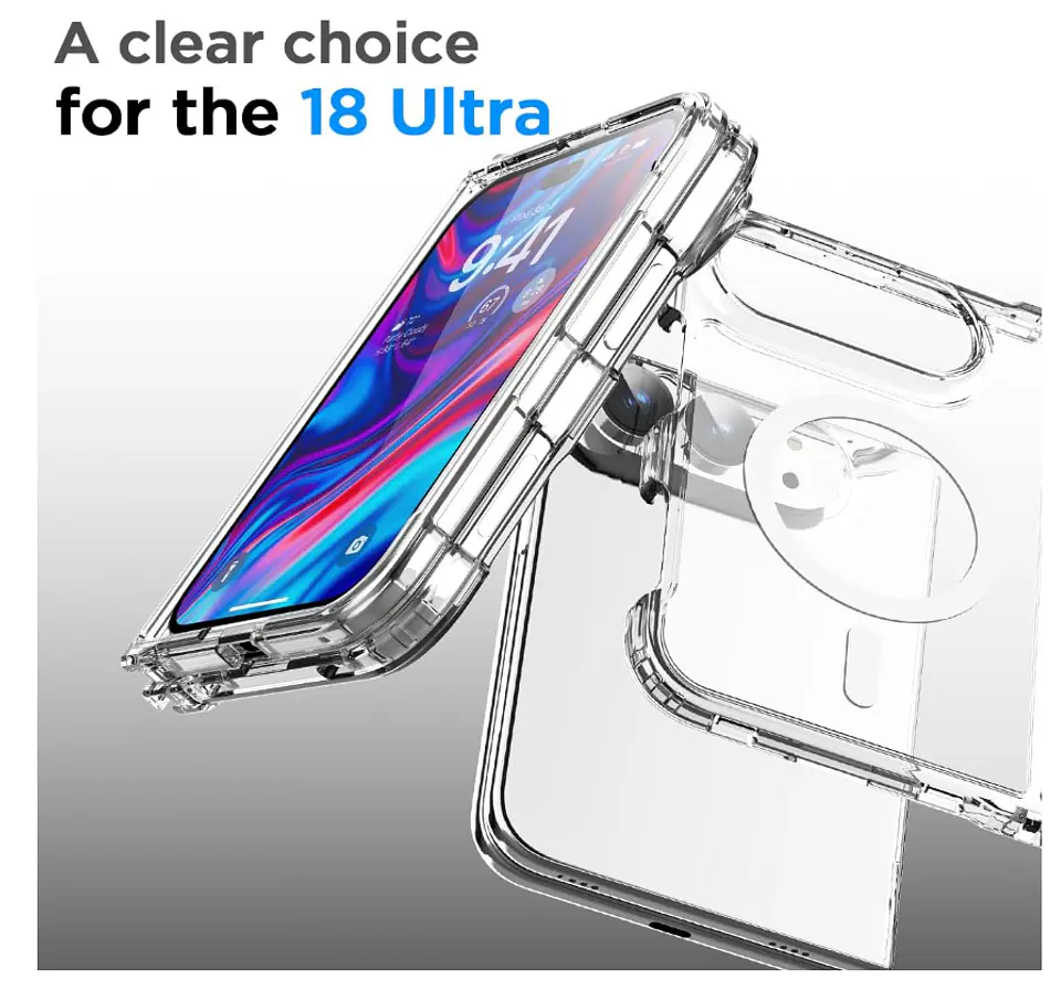 Carcasa Para iPhone 18 Fold Transparente MagSafe 3