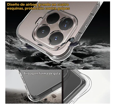 Carcasa Para Xiaomi 17T 5g Transparente Reforzada