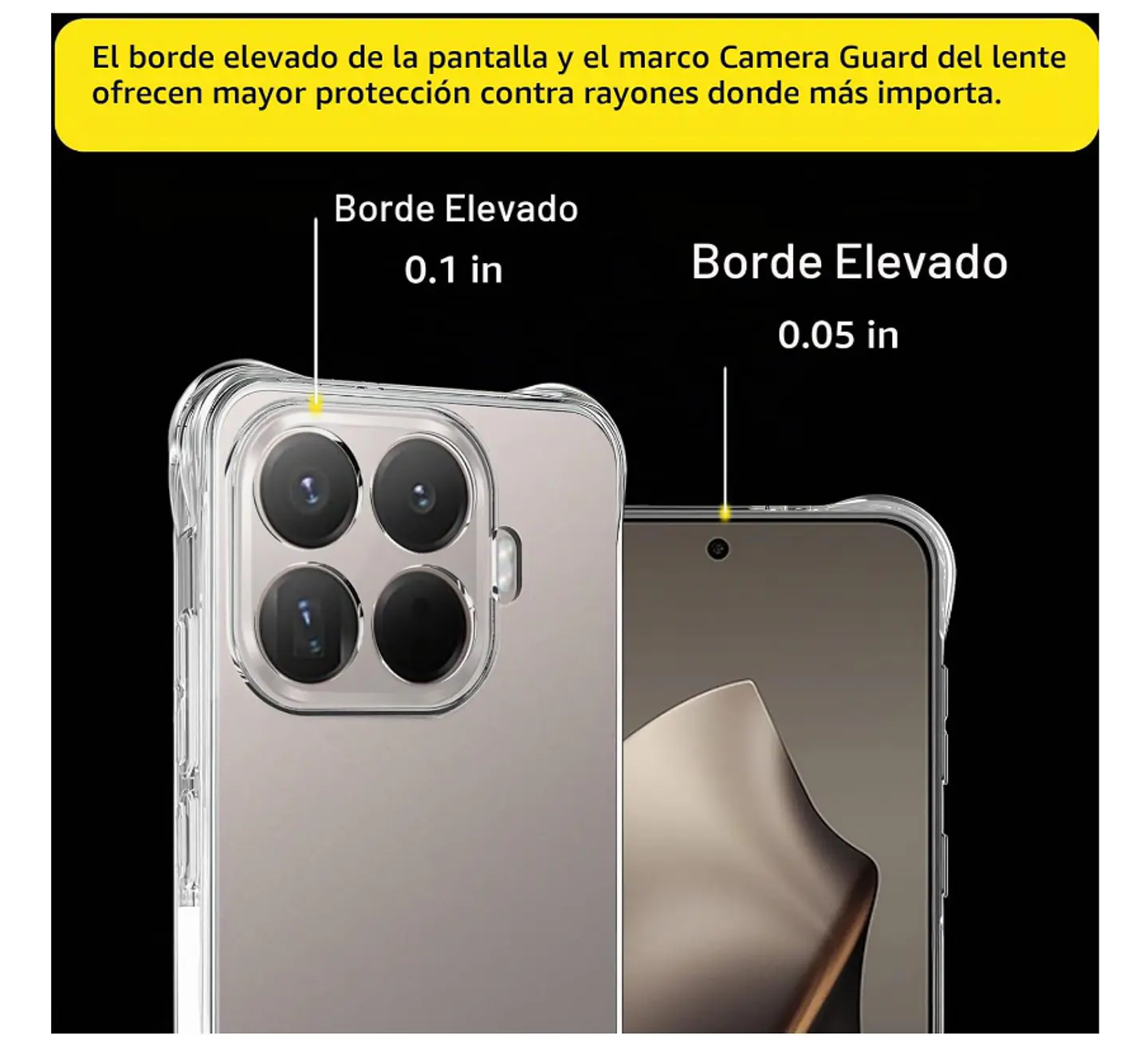 Carcasa Para Xiaomi 17T 5g Transparente Reforzada 3
