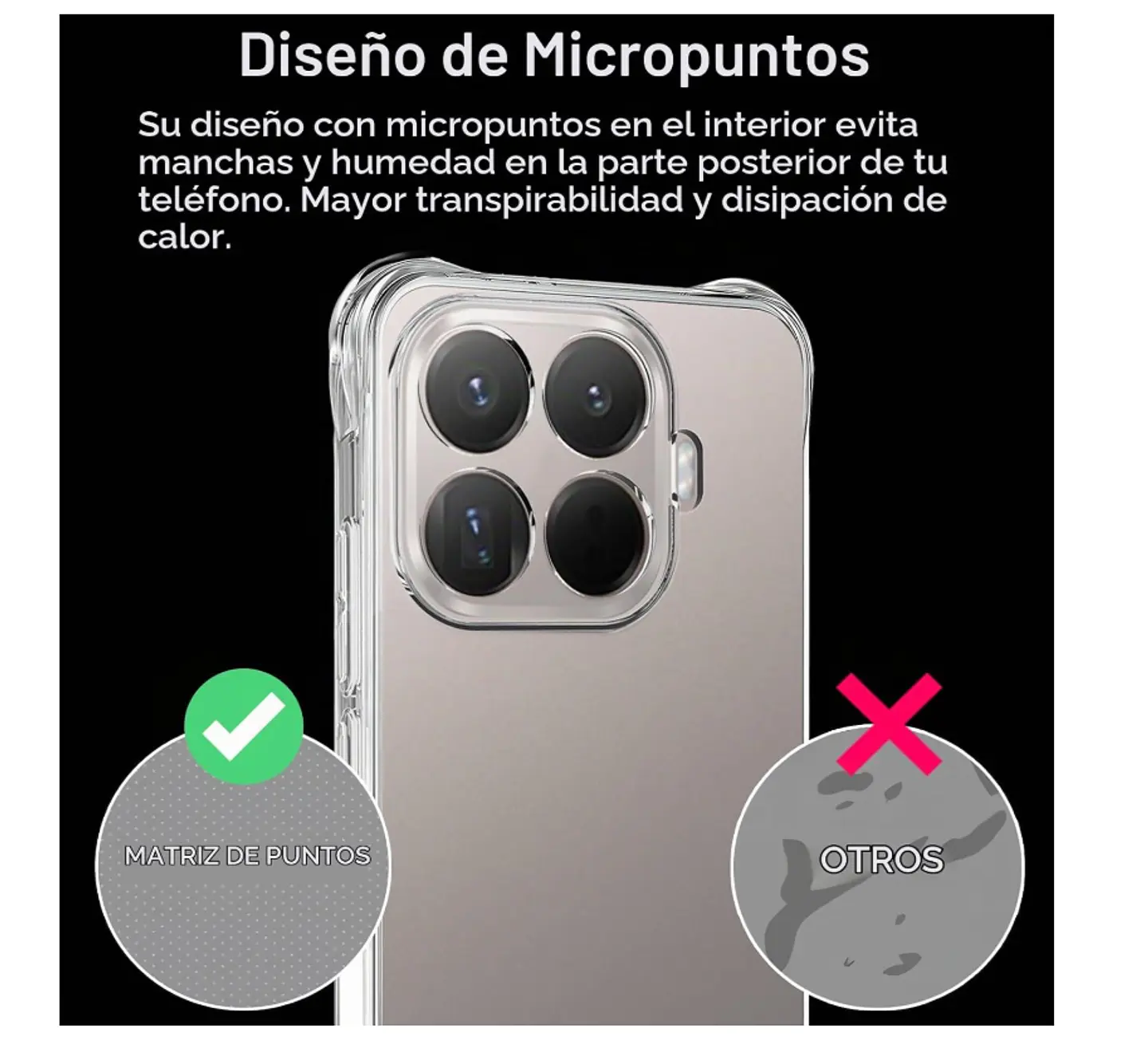 Carcasa Para Xiaomi 17T 5g Transparente Reforzada 5