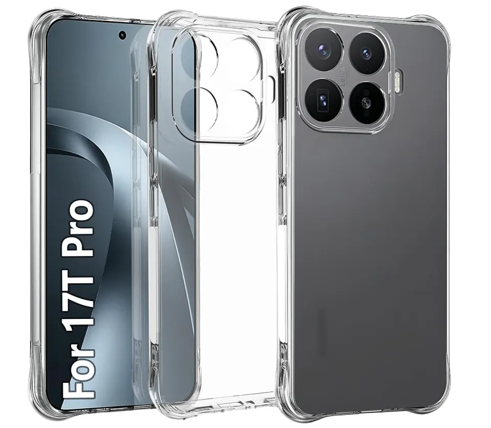 Carcasa Para Xiaomi 17T Pro 5g Transparente Reforzada 1