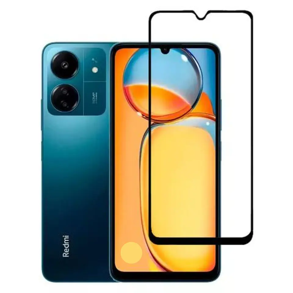 Mica Lámina Vidrio Templado Completa Para Xiaomi Redmi 13c 1