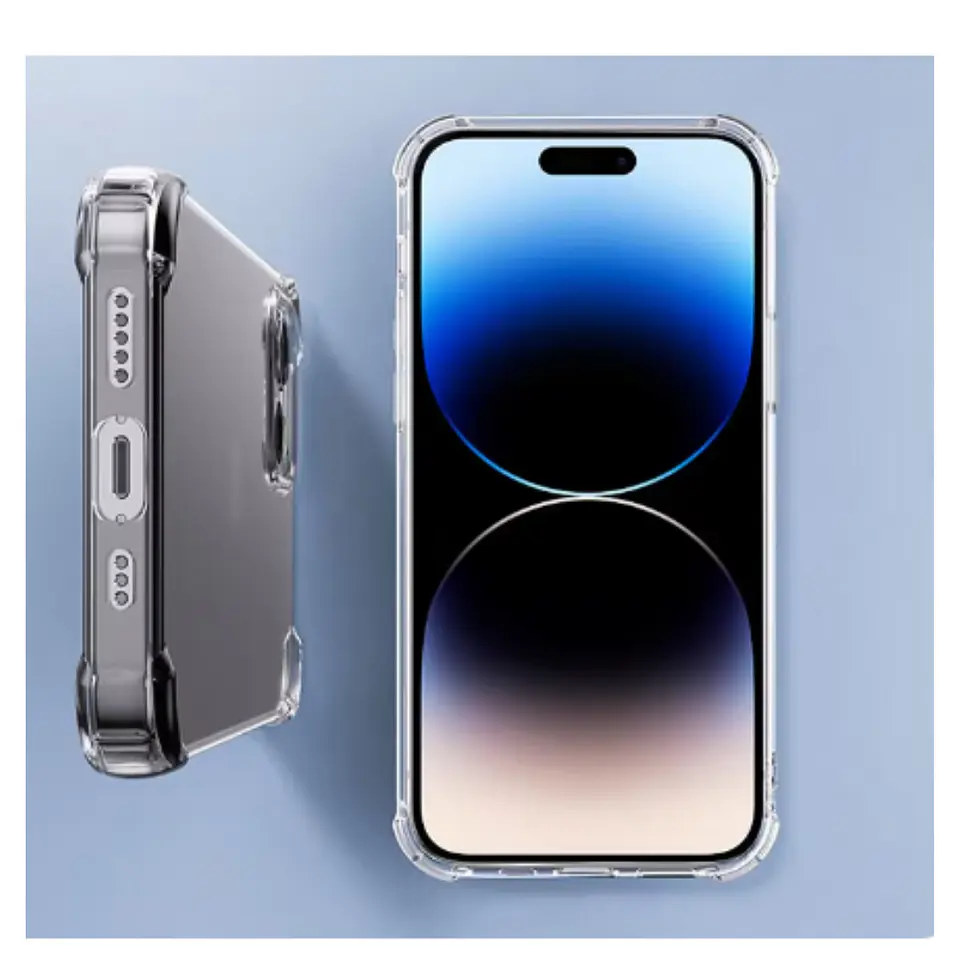 Carcasa Funda Transparente Reforzada Para iPhone 16 2