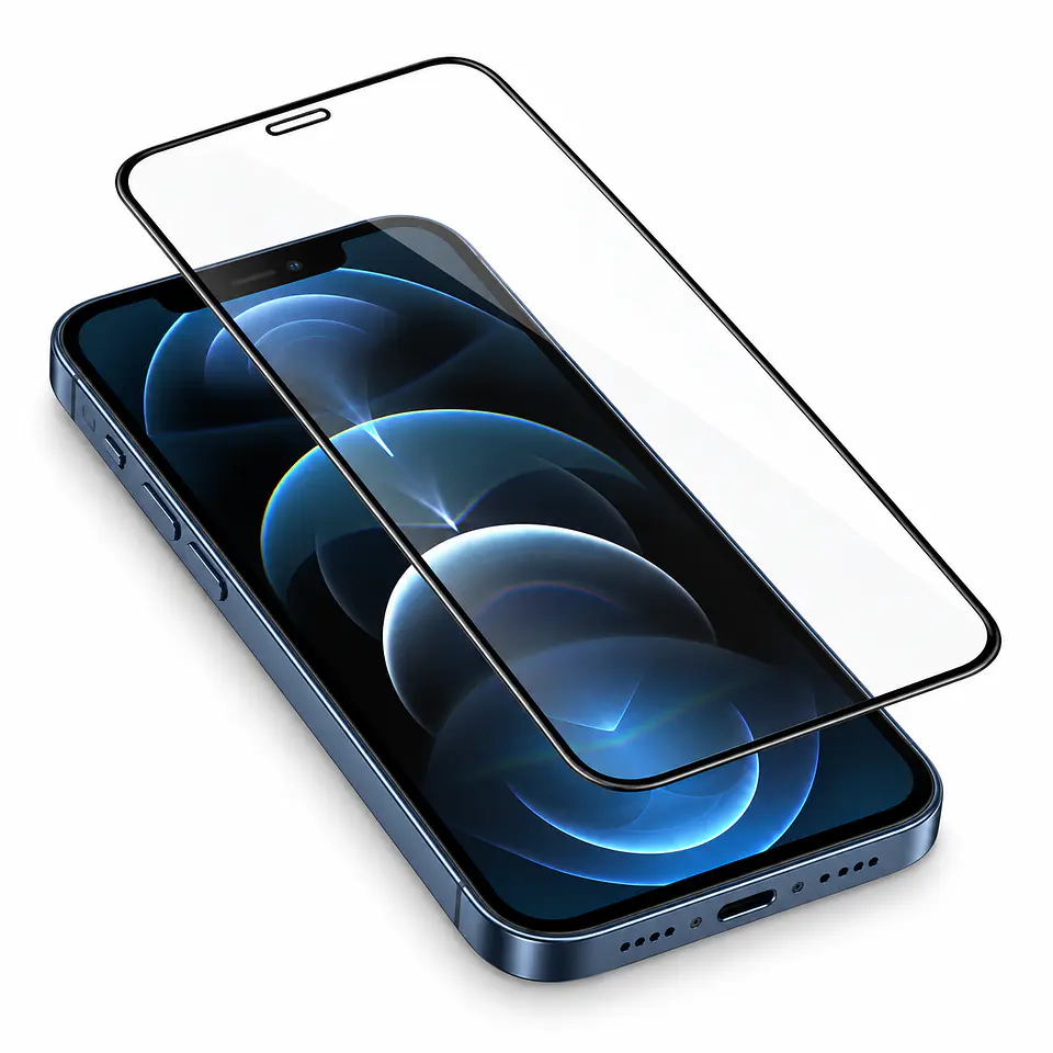 Mica Lámina Vidrio Templado Completa Para iPhone 18 Pro 2