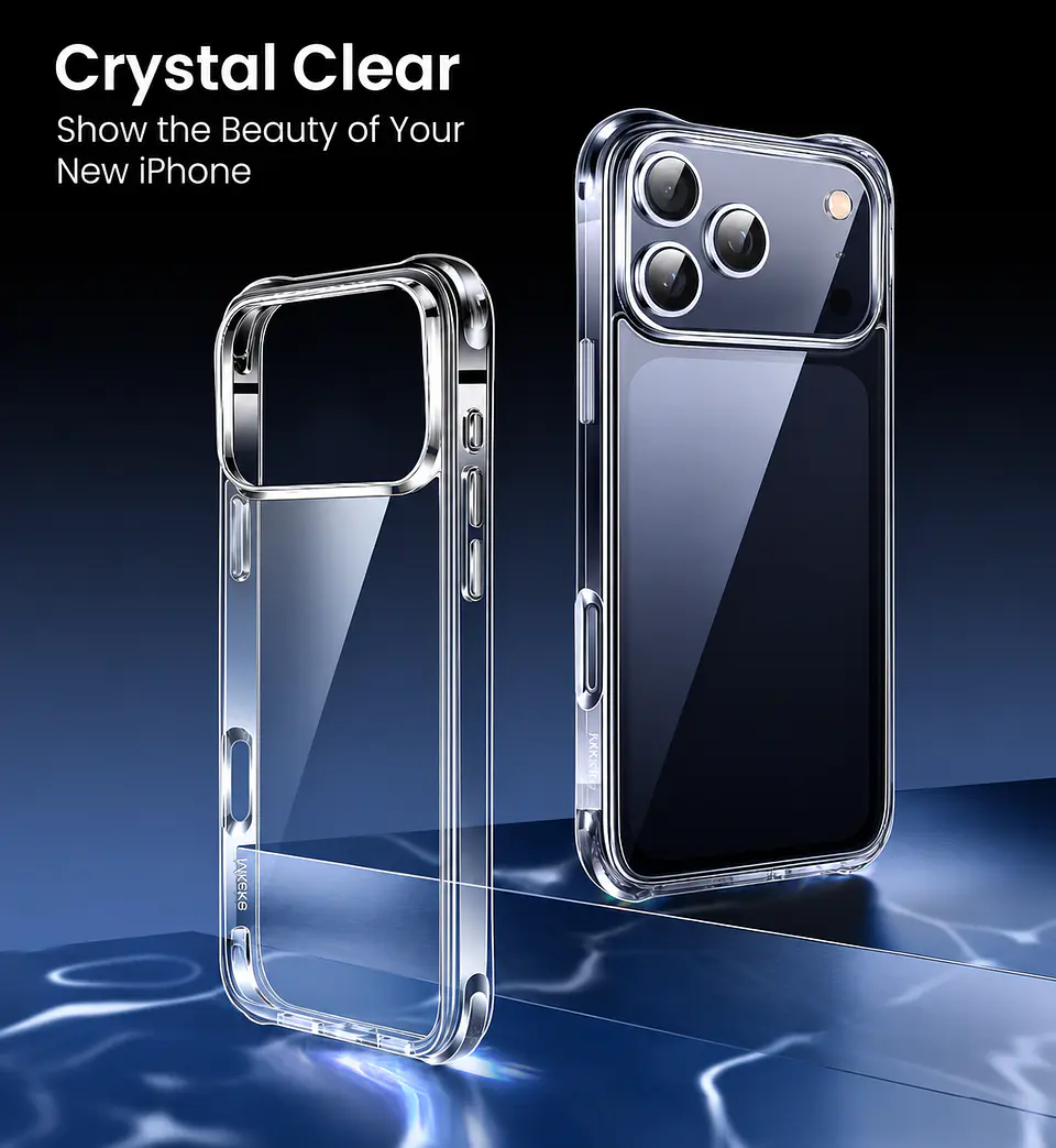 Carcasa Para iPhone 18 Pro Max Transparente Reforzada 8