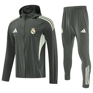 CONJUNTO REAL MADRID GR/GR SEMI IMPERMEABLE 