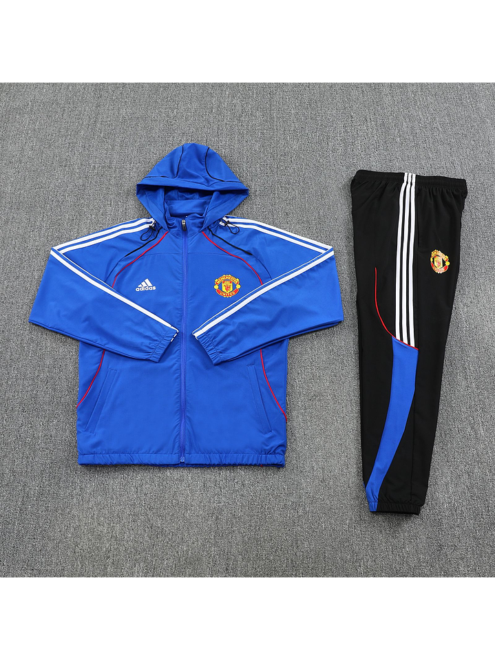 CONJUNTO MANCHESTER UNITED AZ/BL SEMI IMPERMEABLE A1 1