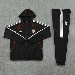 CONJUNTO RIVER PLATE NG/NG SEMI IMPERMEABLE 
