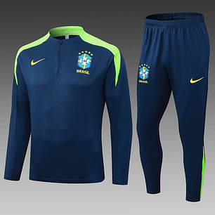CONJUNTO DE ENTRENAMIENTO BRASIL 2026 AZ/VD
