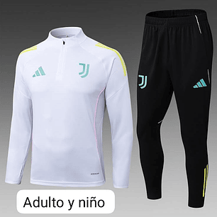 CONJUNTO ENTRENAMIENTO JUVENTUS 2026 BL/NG