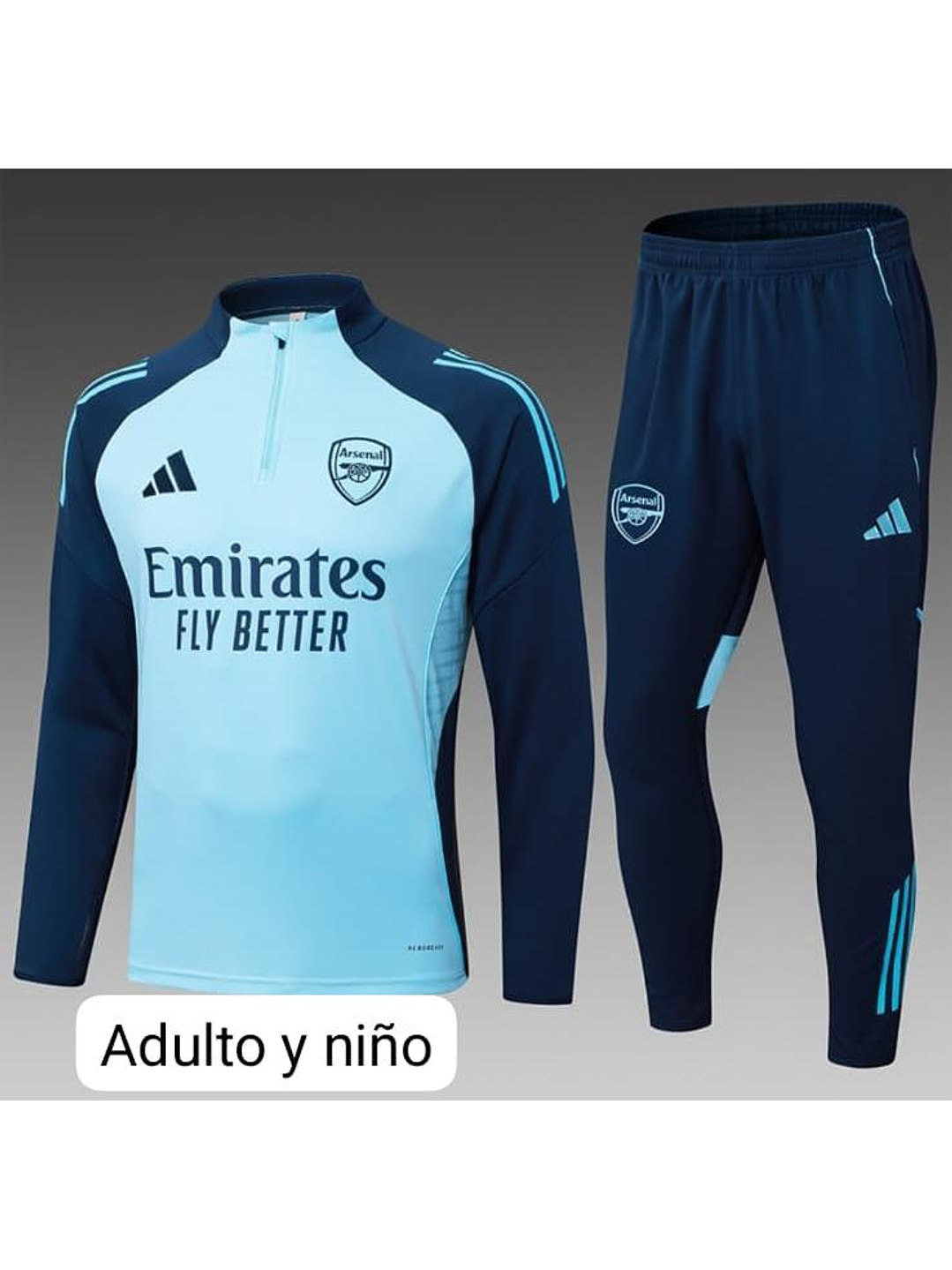 CONJUNTO DE ENTRENAMIENTO ARSENAL 2026 AZ/AZ 1