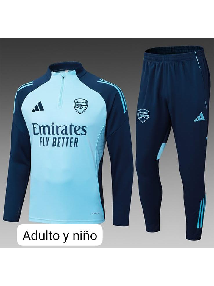 CONJUNTO DE ENTRENAMIENTO ARSENAL 2026 AZ/AZ 1