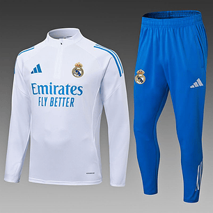 CONJUNTO DE ENTRENAMIENTO REAL MADRID 2026 BL/AZ