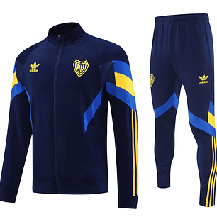 CONJUNTO DE PRESENTACION BOCA JUNIOR 2026 AM/AZ