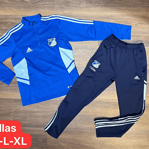 CONJUNTO DE ENTRENAMIENTO MILLONARIOS 2026 AZ/AZ/NE/BL