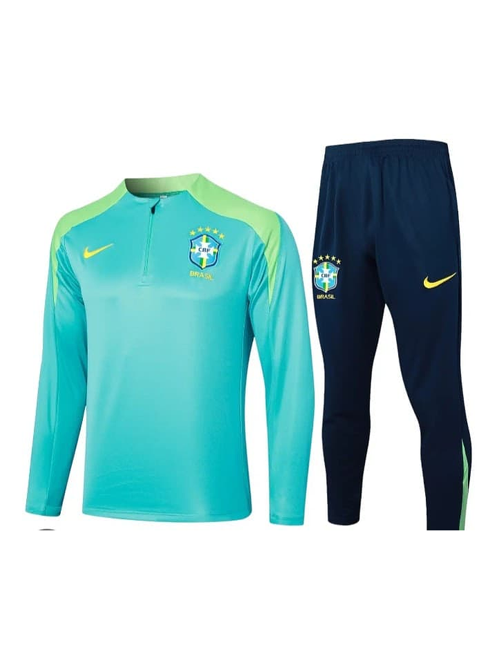 CONJUNTO DE ENTRENAMIENTO BRASIL 2025 VER/VER/AZ 1