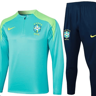 CONJUNTO DE ENTRENAMIENTO BRASIL 2025 VER/VER/AZ