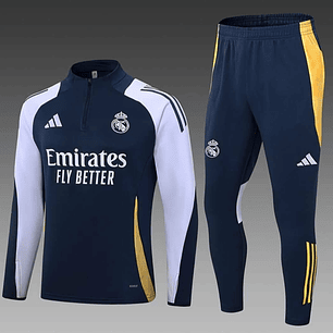 CONJUNTO DE ENTRENAMIENTO REAL MADRID 2026 AZ/BL/NJ