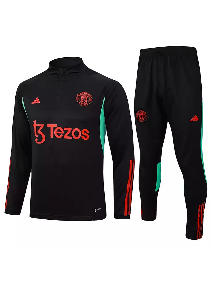 CONJUNTO DE ENTRENAMIENTO MANCHESTER UNITED 2026 NE/AZ/RJ 1