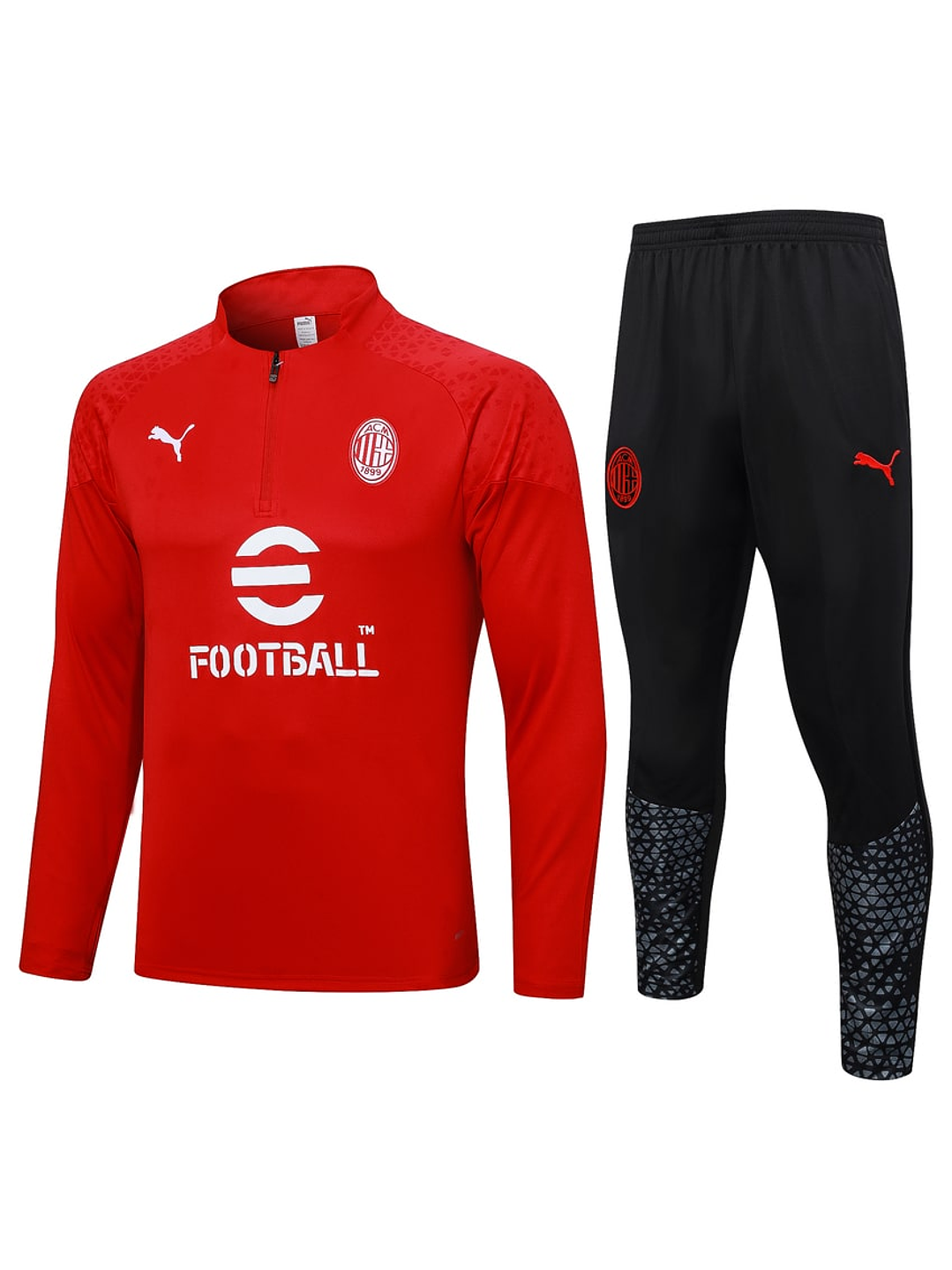 CONJUNTO DE ENTRENAMIENTO AC MILAN 2026 RJ/NE 1