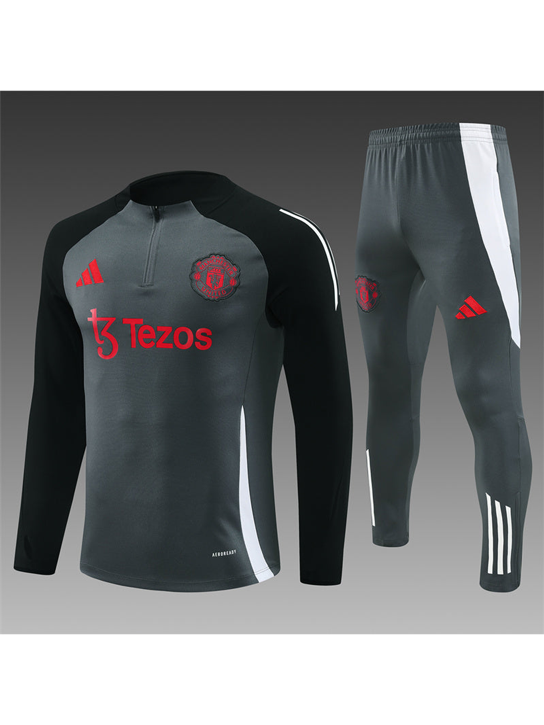 CONJUNTO DE ENTRENAMIENTO MANCHESTER UNITED NE/GR/BL 1