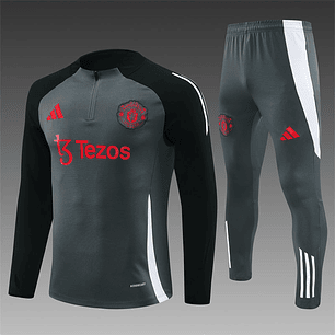 CONJUNTO DE ENTRENAMIENTO MANCHESTER UNITED NE/GR/BL