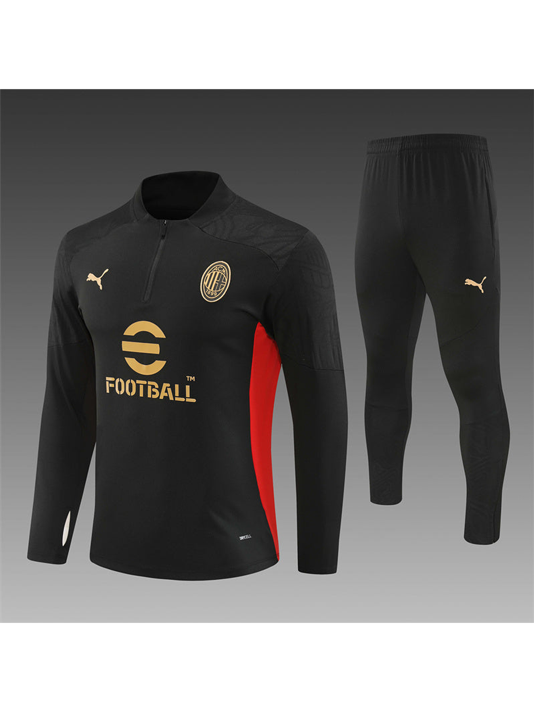 CONJUNTO DE ENTRENAMIENTO AC MILAN 2026 RJ/NE 1