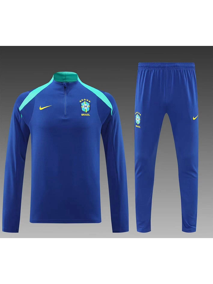 CONJUNTO DE ENTRENAMIENTO BRASIL 2026 AZ/AZ 1