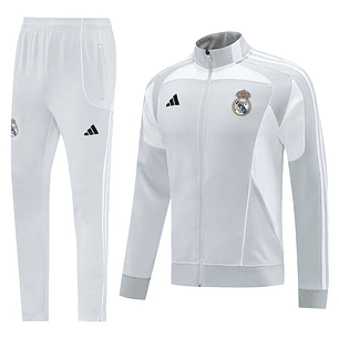 CONJUNTO DE PRESENTACION REAL MADRID 2026 BL/GR