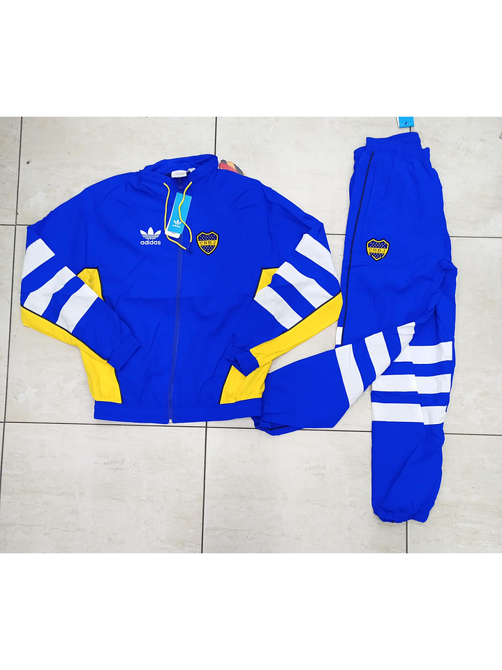 CONJUNTO DE PRESENTACION IMPERMEABLE BOCA JUNIOR AZ/AM/BL 1