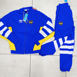 CONJUNTO DE PRESENTACION IMPERMEABLE BOCA JUNIOR AZ/AM/BL