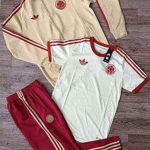 CONJUNTO DE PRESENTACION SELECCION COLOMBIA 3 PIEZAS 2026 BG/RJ