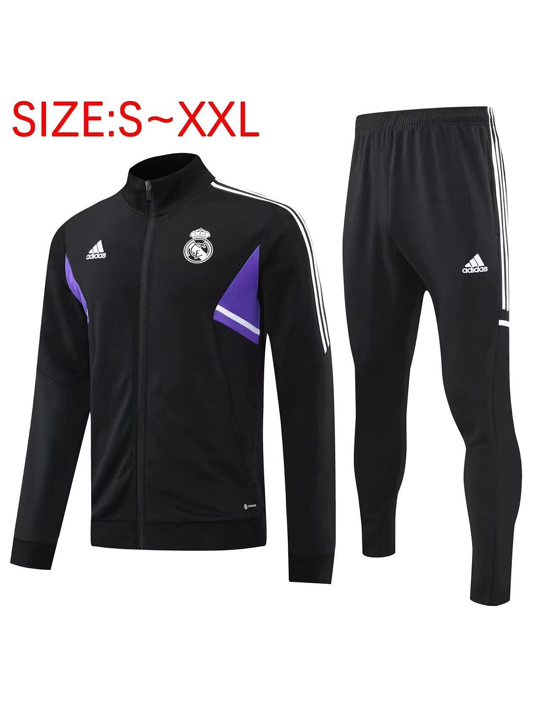 CONJUNTO DE PRESENTACION REAL MADRID MO/BL/NE 1