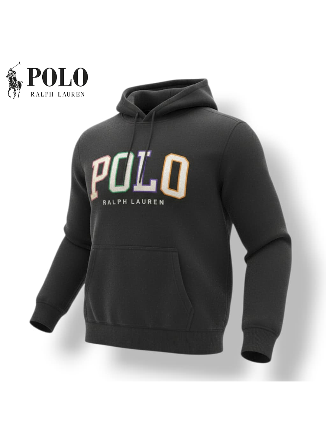 BUZO NEGRO POLO RL 1