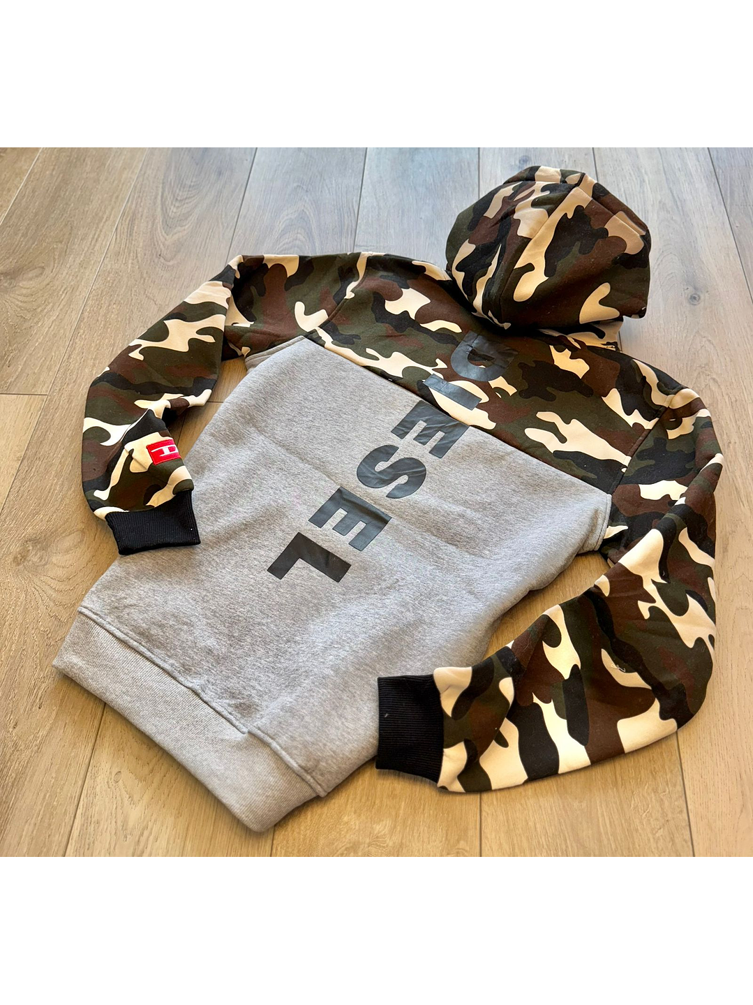 BUZO DIESEL CAMUFLADO VERDE Y GRIS DIESEL 1