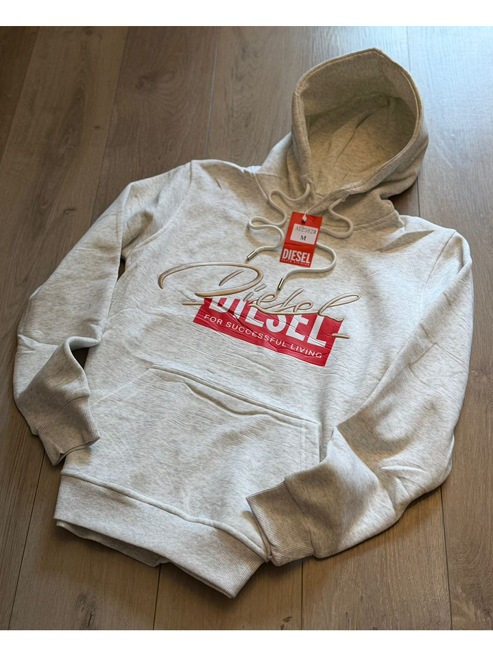 BUZO DIESEL GRIS Y ROJO 1