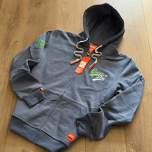 BUZO SUPERDRY AZUL GRISASEO