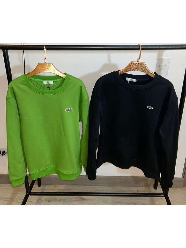 BUZO SIN CAPOTA LACOSTE EN DISTINTOS COLORES 1