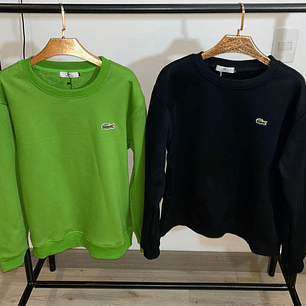 BUZO SIN CAPOTA LACOSTE EN DISTINTOS COLORES