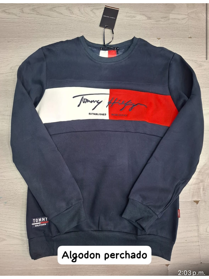 BUZO SIN CAPOTA TOMMY HILFIGER  AZUL  1