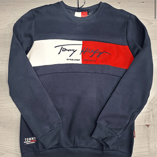 BUZO SIN CAPOTA TOMMY HILFIGER  AZUL 