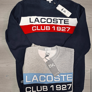 BUZO LACOSTE CLUB 1927 EN DISTINTOS COLORES