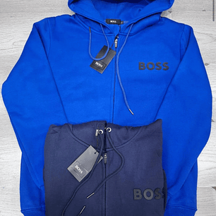 BUZO HUGO BOSS EN AZUL CLARO Y OSCURO 