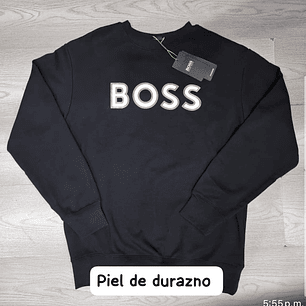 BUZO SIN CAPOTA HUGO BOSS NEGRO