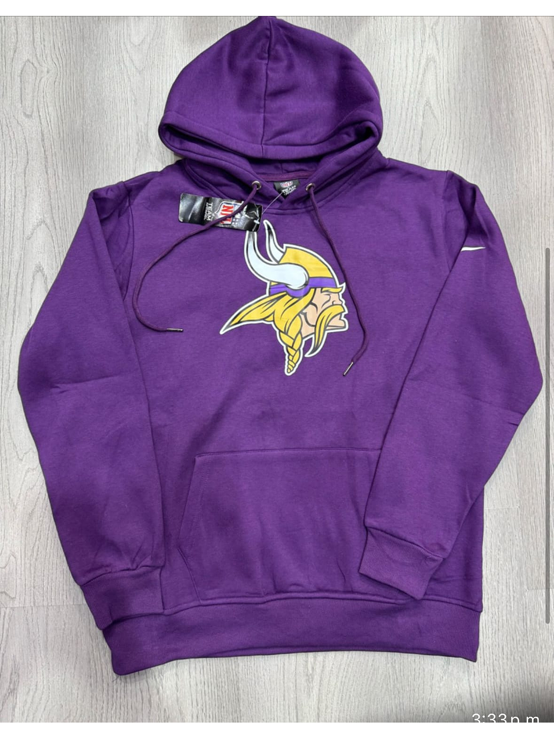 BUZO NFL CON LOGO DE MINNESOTA VIKINGS MORADO 1