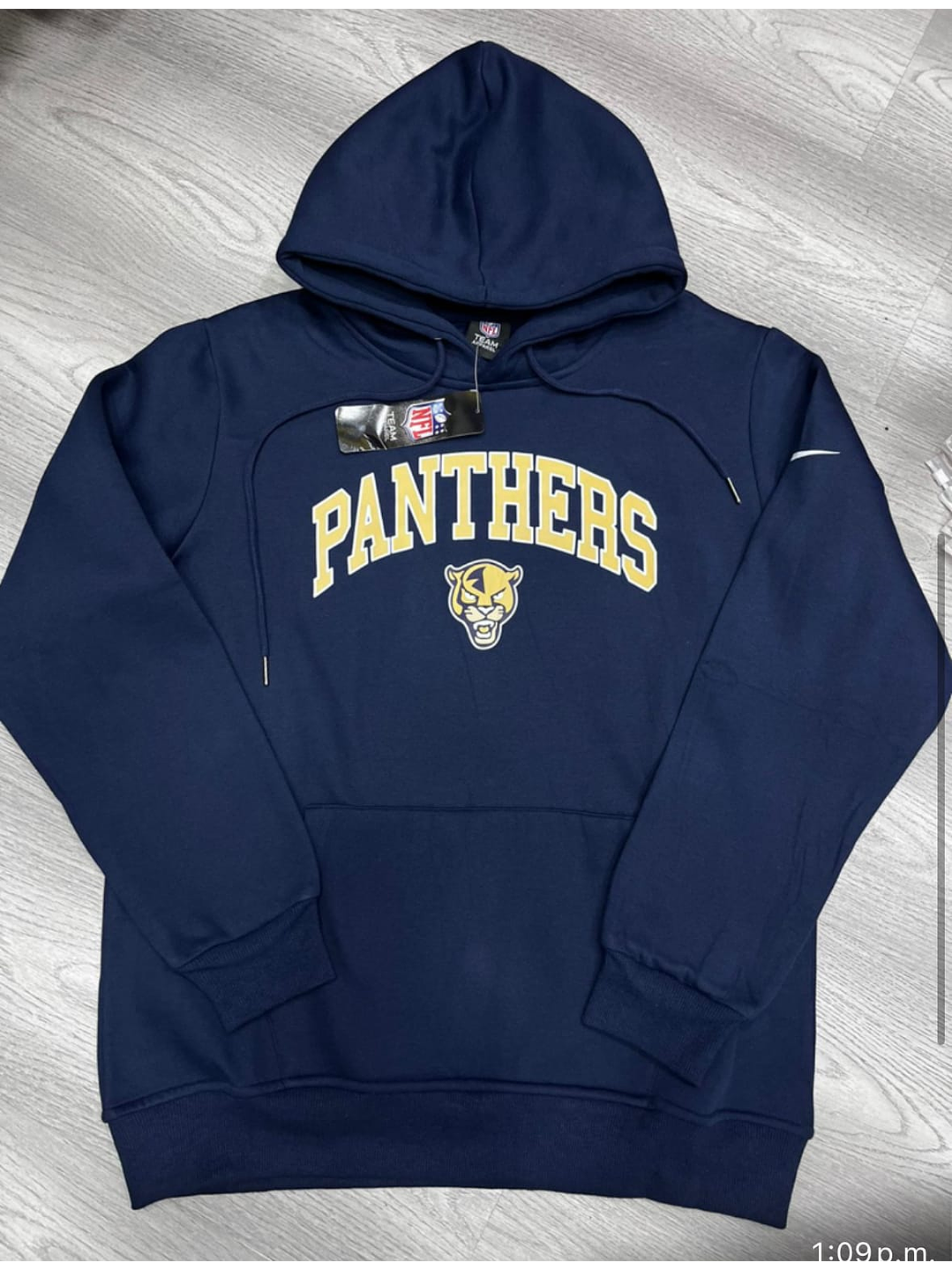 BUZO NFL CON LOGO DE PANTHERS AZUL  1
